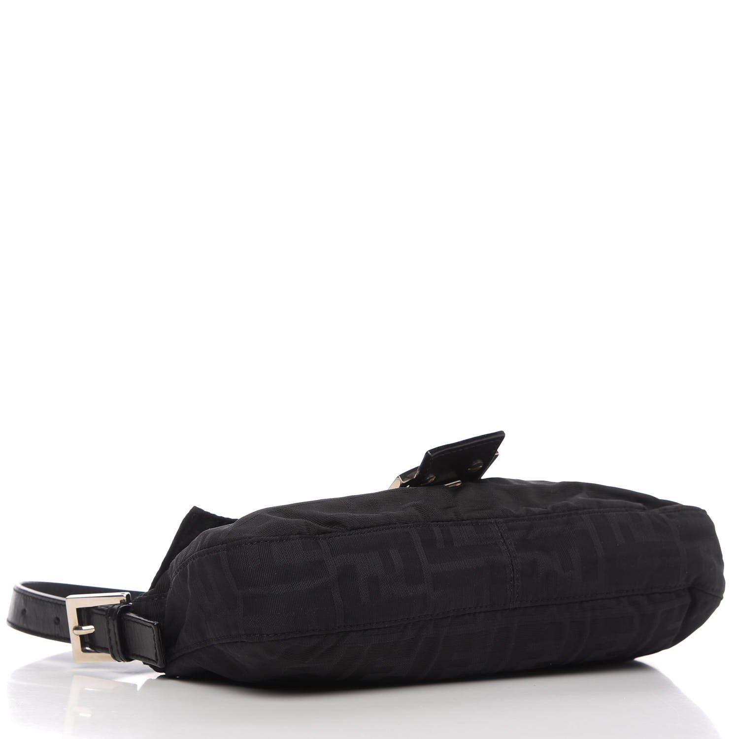 Fendi Nylon Zucca Baguette Black 4 of 9