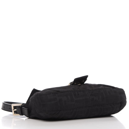 Fendi Nylon Zucca Baguette Black 4 of 9