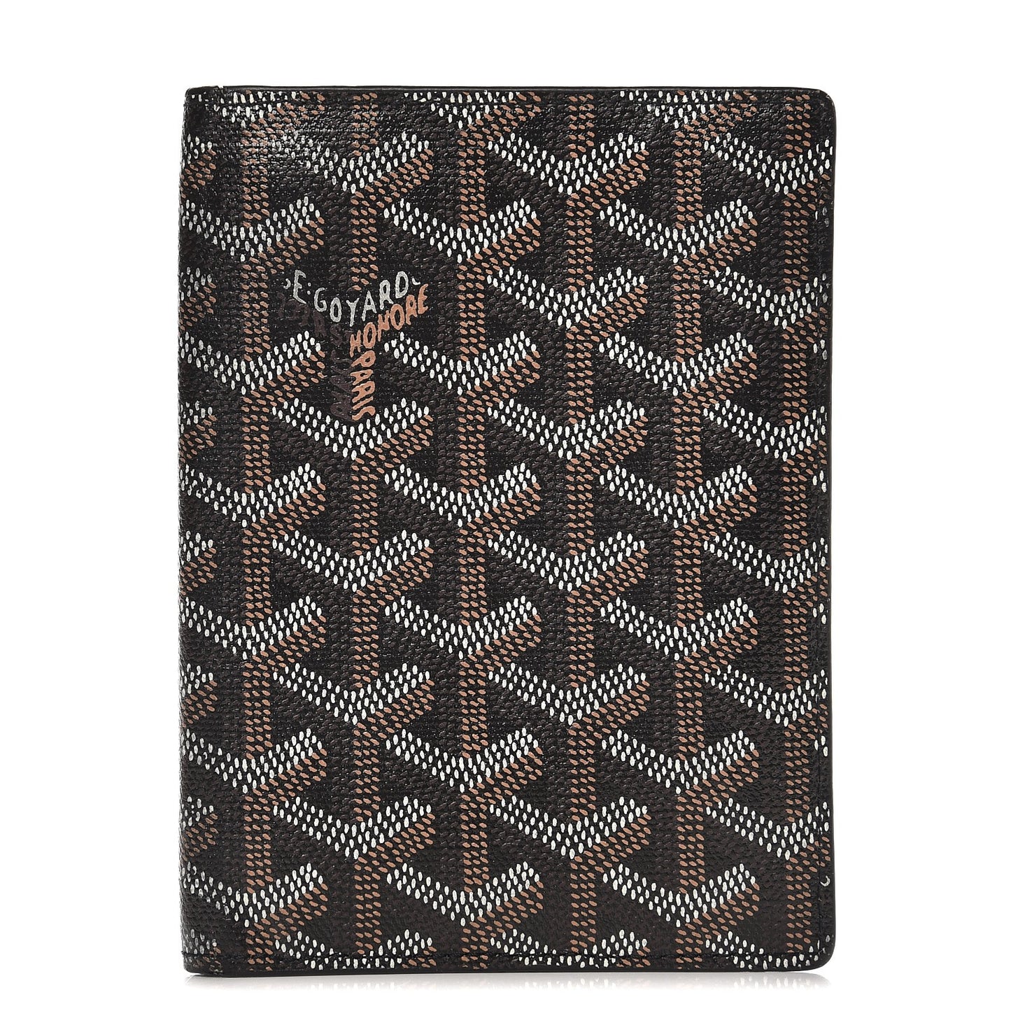 Goyardine Pocket Organizer Wallet Black
