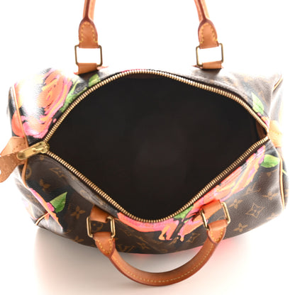 Louis Vuitton Monogram Roses Speedy 30 5 of 10