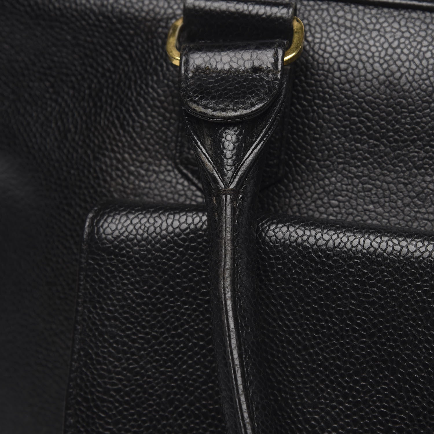 Chanel Caviar CC Tote Black 12 of 14