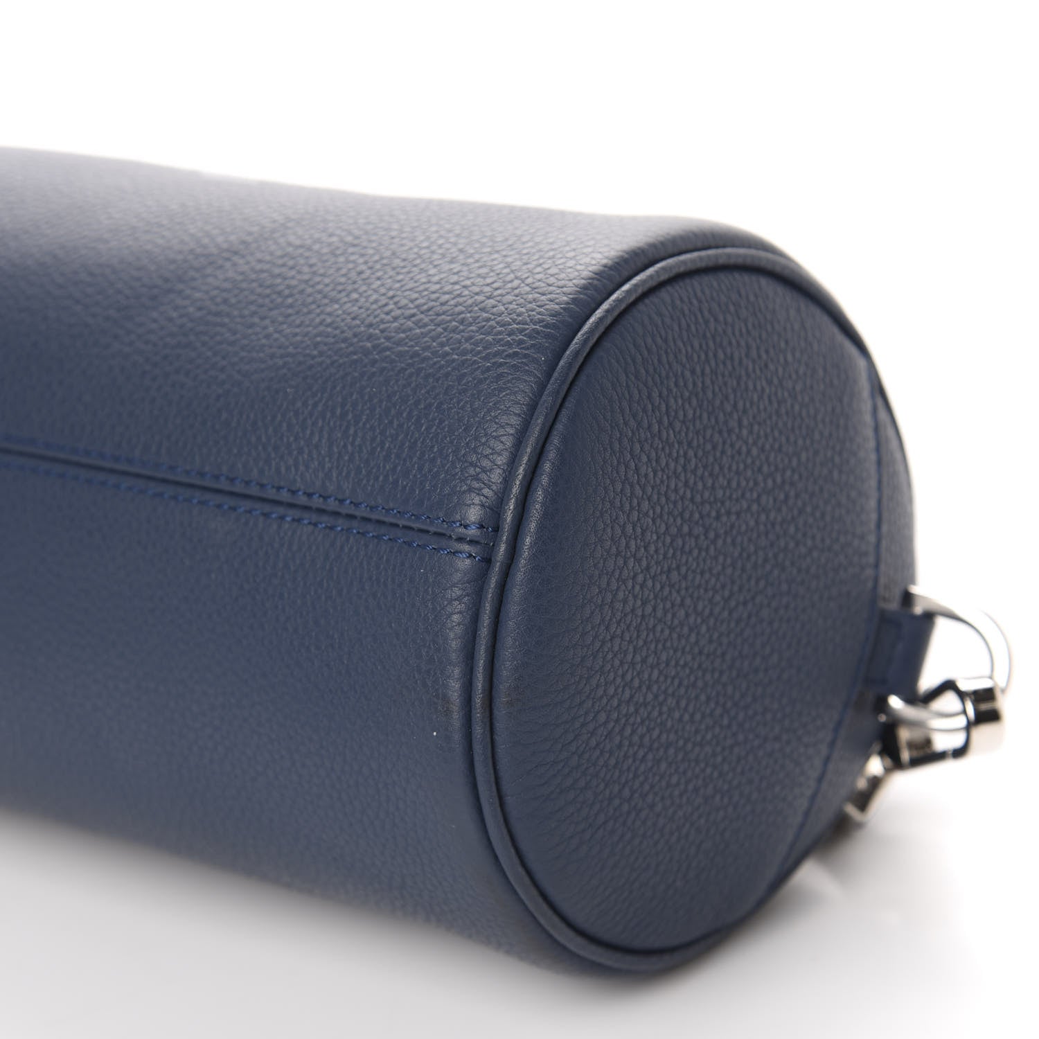 Christian Dior HOMME Grained Calfskin Mens Roller Pouch Blue 7 of 11