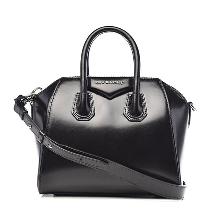 Givenchy Shiny Lord Calfskin Mini Antigona Black 1 of 10