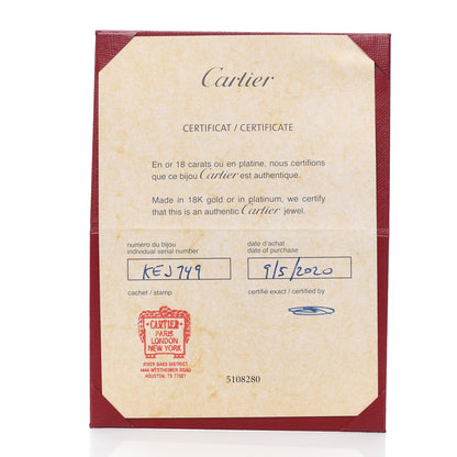 Cartier 18K Yellow Gold LOVE Earrings 5 of 6