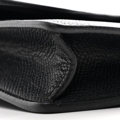 Christian Dior Grained Calfskin Saddle Pouch Bag Black 9 of 11