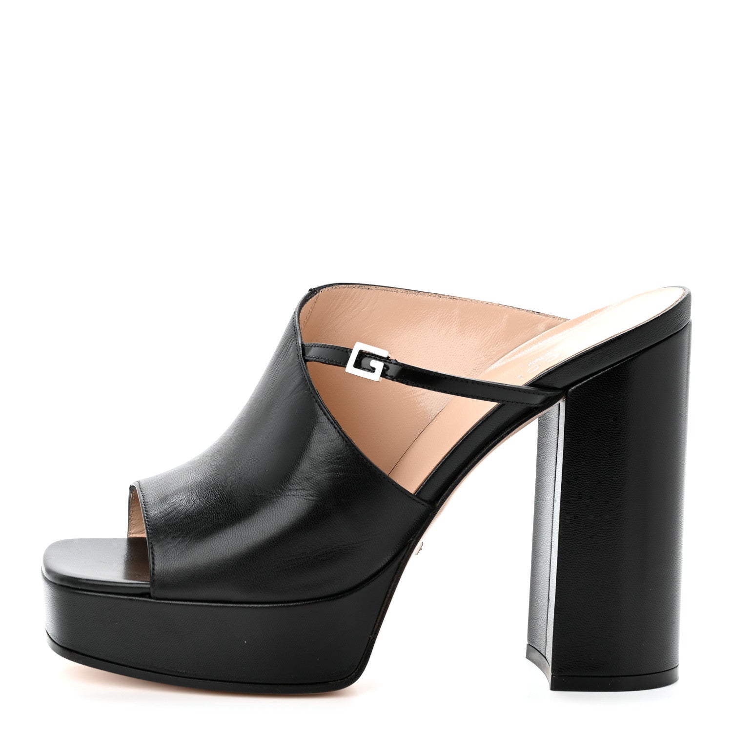 Gucci Kid Tiarah Platform Sandals 39 Black 1 of 8