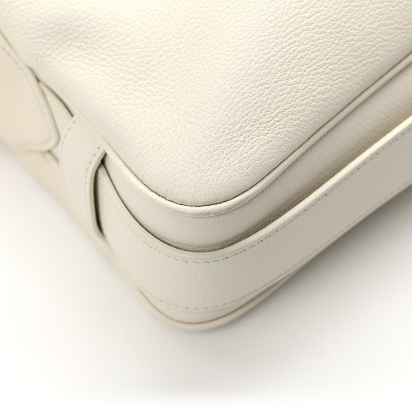 Supple Calfskin Medium Romy Shoulder Bag Rice