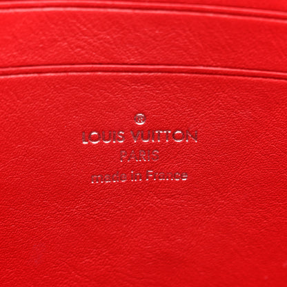 Louis Vuitton Calfskin New Wave Zipped Pochette Ecarlate 6 of 12