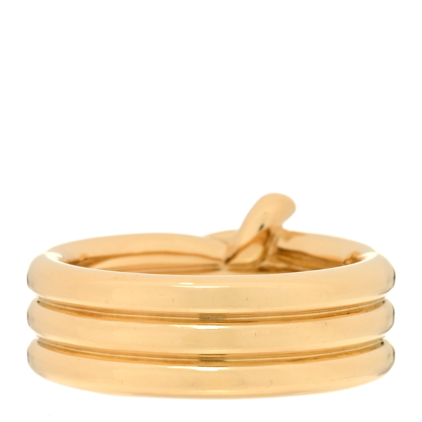18K Yellow Gold Entrelaces Triple Band Ring 51 5.75