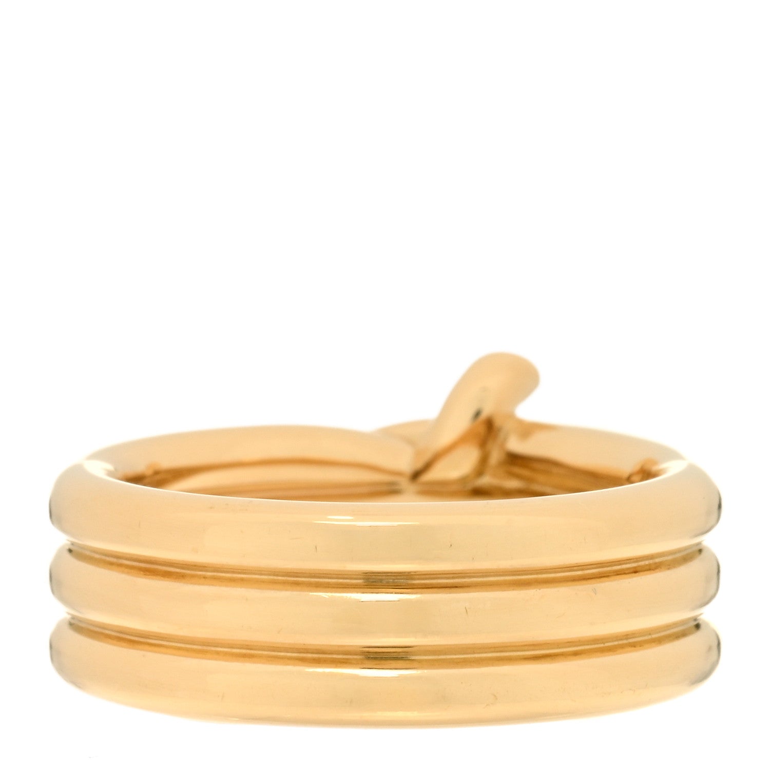 Cartier 18K Yellow Gold Entrelaces Triple Band Ring 51 5.75 3 of 5
