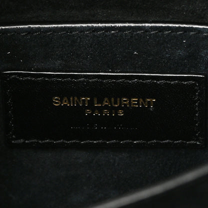 Saint Laurent Calfskin Medium Monogram Sunset Black 14 of 17
