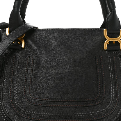 Chloe Calfskin Medium Marcie Satchel Black 8 of 10