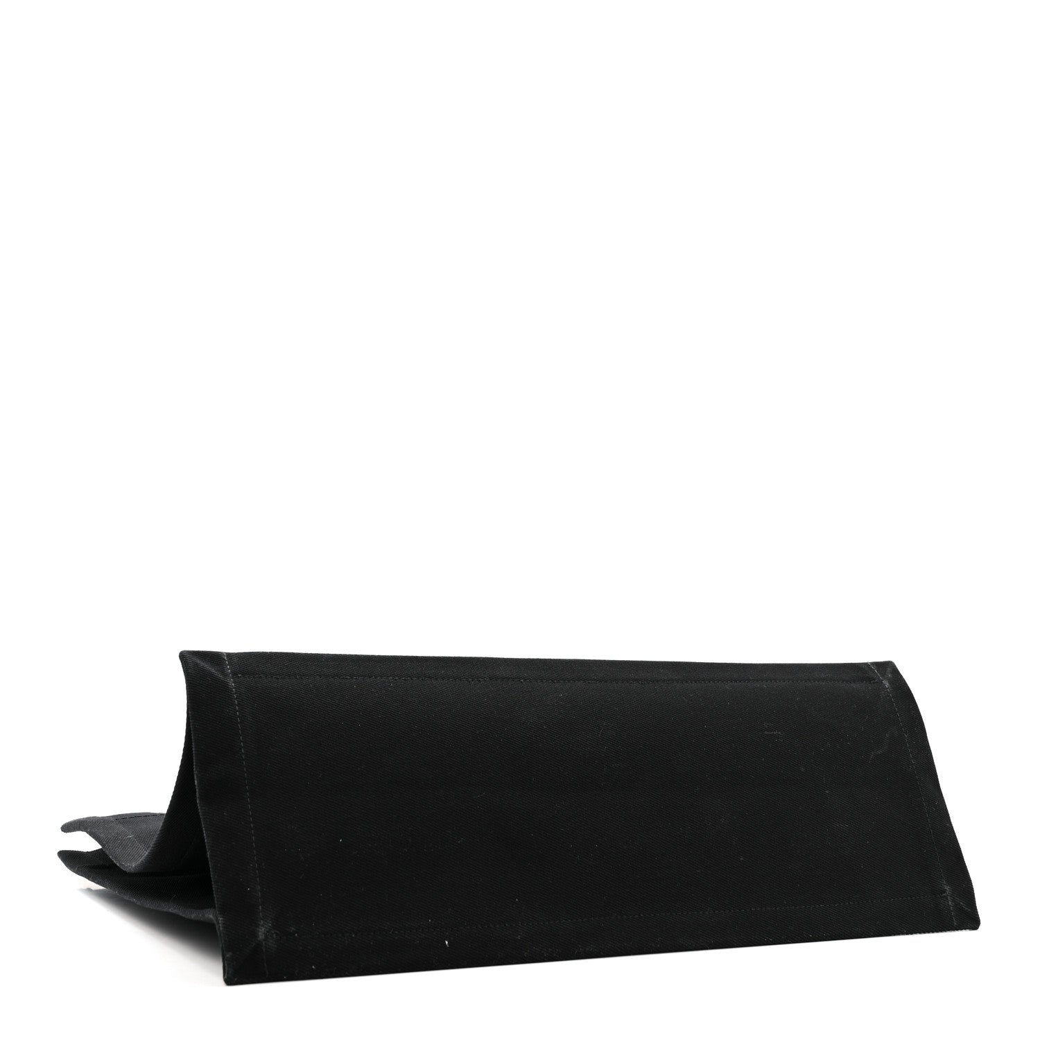 Saint Laurent Linen Calfskin Rive Gauche Tote Black 4 of 15