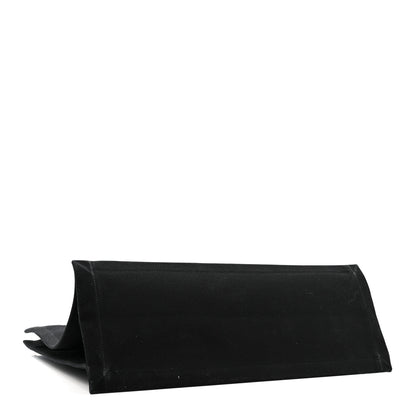 Saint Laurent Linen Calfskin Rive Gauche Tote Black 4 of 15