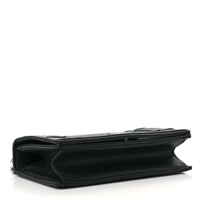 Christian Dior Grained Calfskin Medium Diorama Flap Bag Black 3 of 7