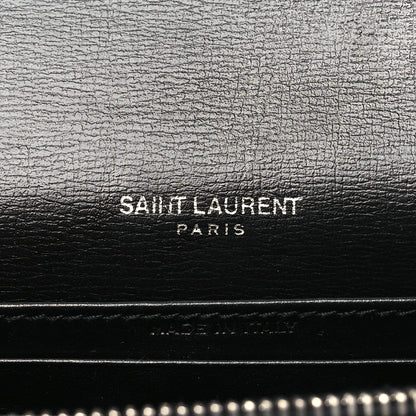 Saint Laurent Calfskin Monogram Sunset Chain Wallet Black 6 of 9