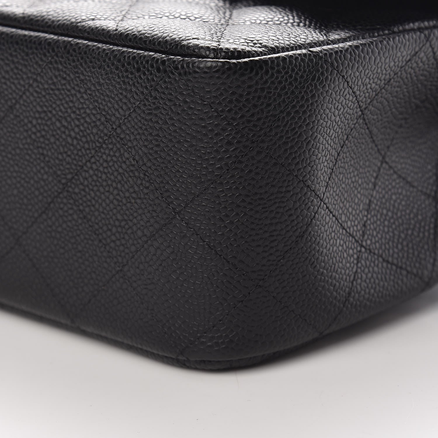 Chanel Caviar Quilted Jumbo Double Flap Black 10 of 11