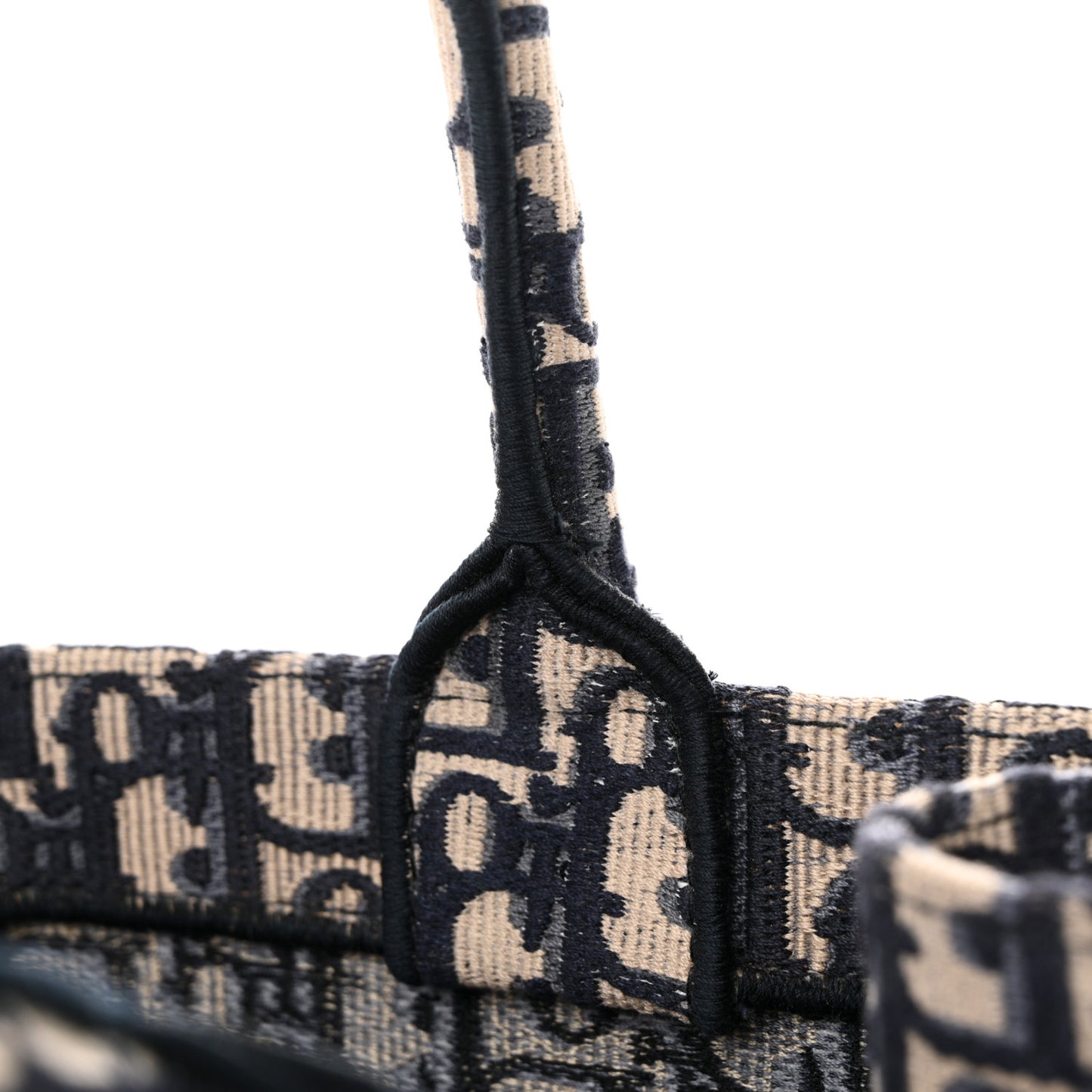 Oblique Book Tote Blue Multicolor