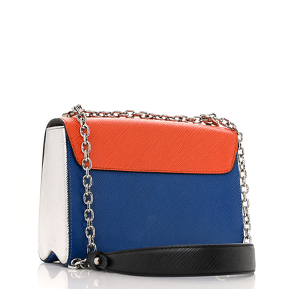 Louis Vuitton Epi Twist Shoulder Bag MM Marine Orange 4 of 15