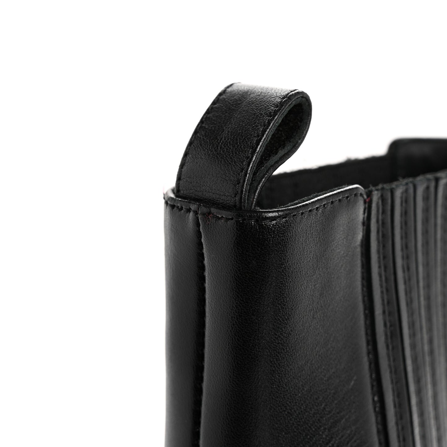 Calfskin Shine Me In The 90s 85 Ankle Boots 36 Black
