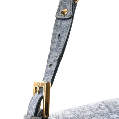 Fendi Zucchino Spalmati Forever Mama Baguette Celeste 14 of 15