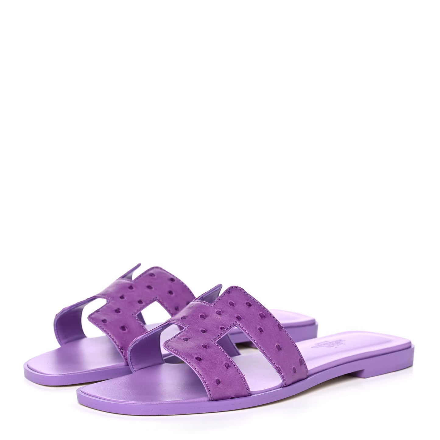 Ostrich Oran Sandals 36.5 Violet