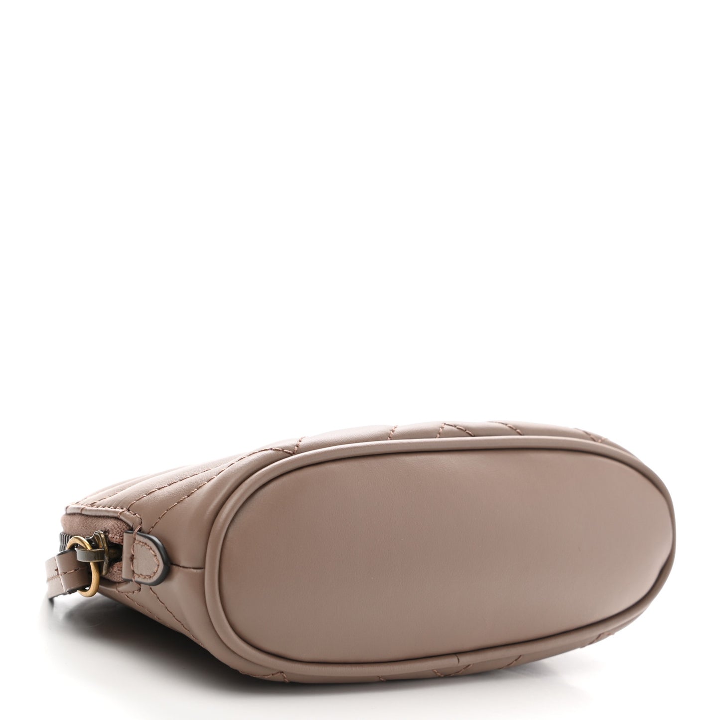 Calfskin Matelasse GG Marmont Pouch Cosmetic Case Porcelain Rose