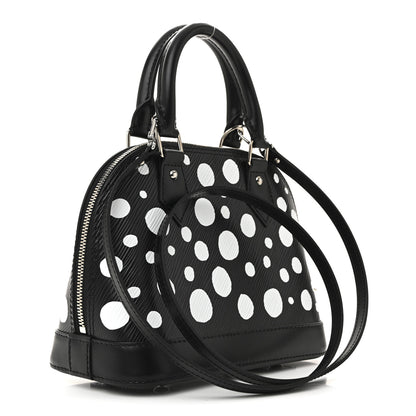 Louis Vuitton X YK Epi Alma BB Black White 3 of 11