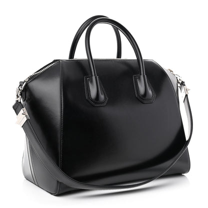 Givenchy Shiny Lord Calfskin Medium Antigona Black 3 of 13