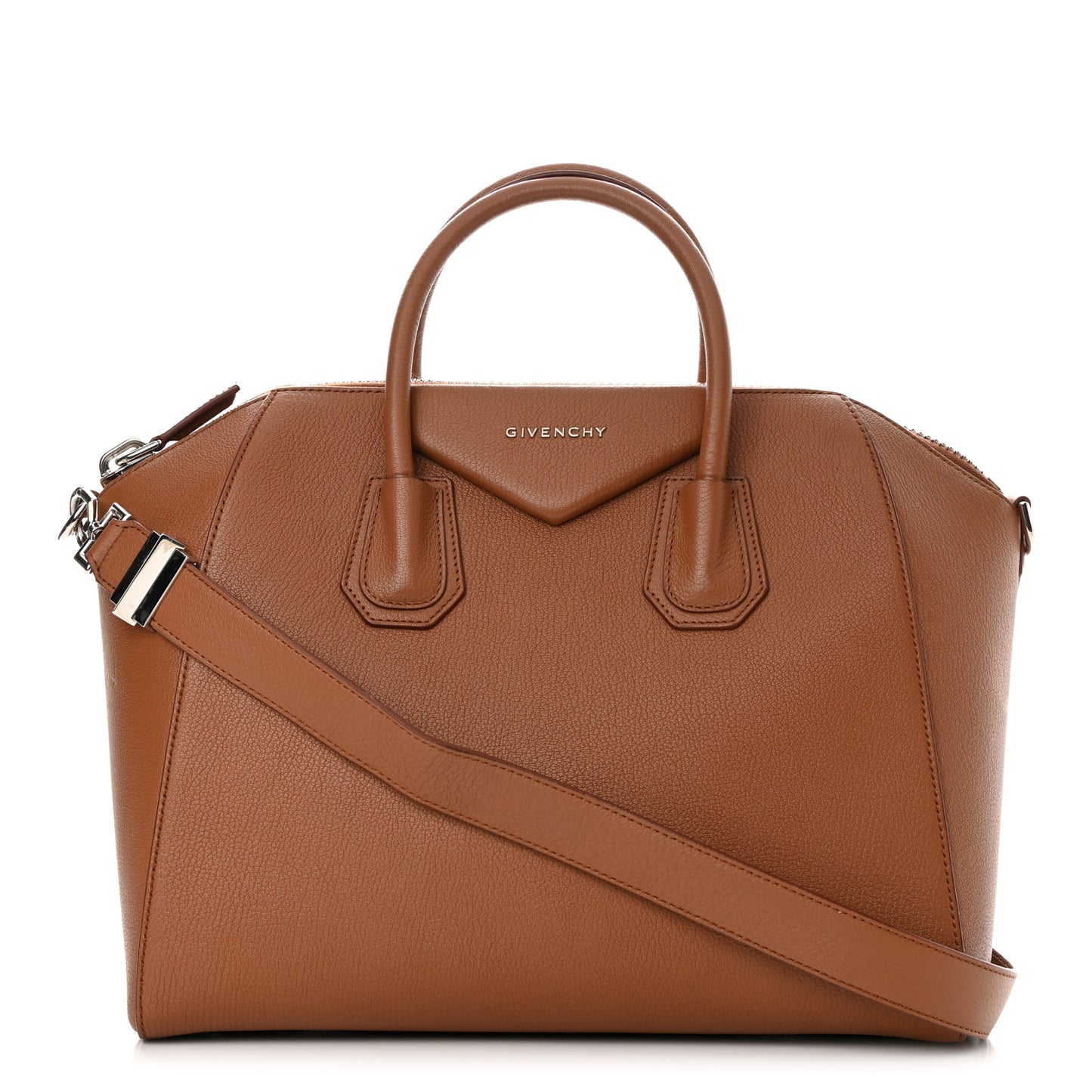 Sugar Goatskin Medium Antigona Cognac