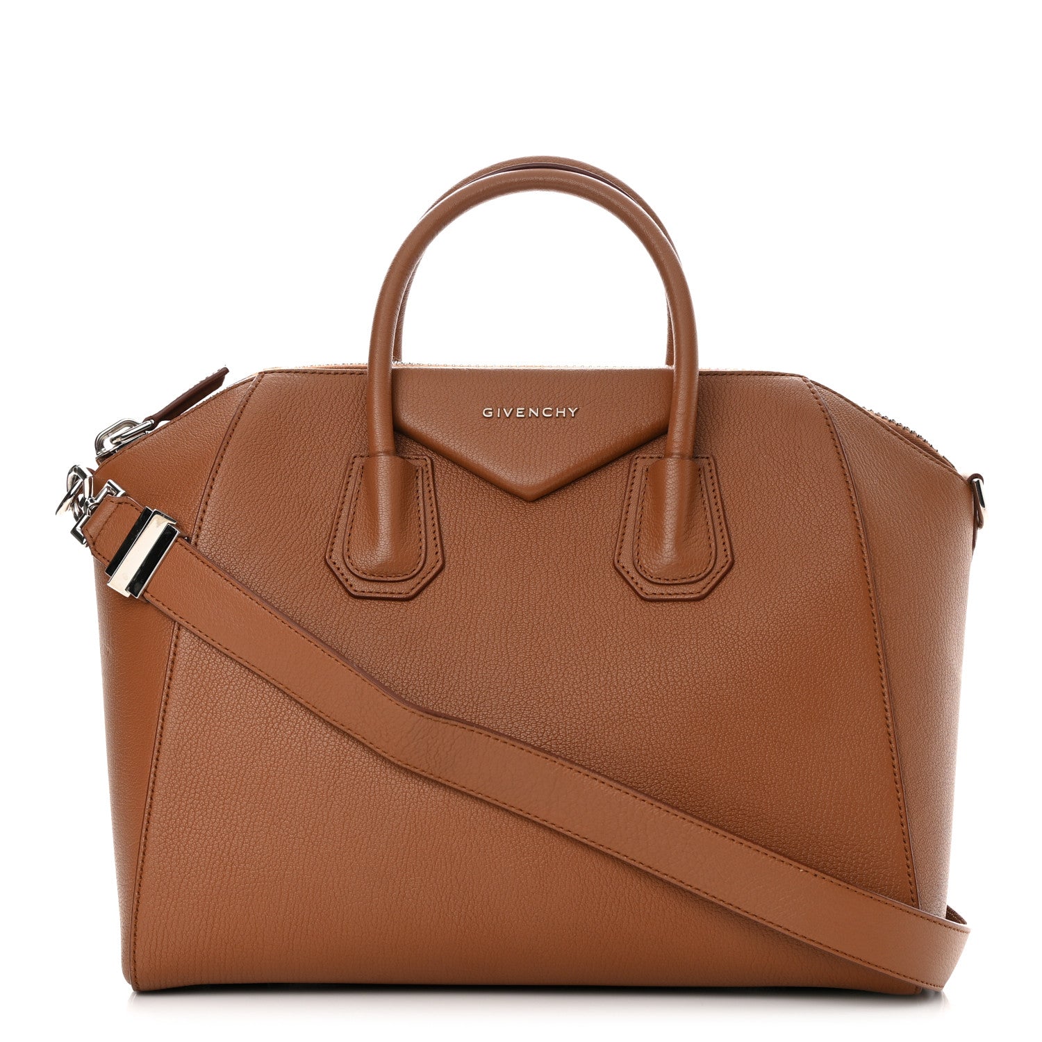 Givenchy Sugar Goatskin Medium Antigona Cognac 1 of 12