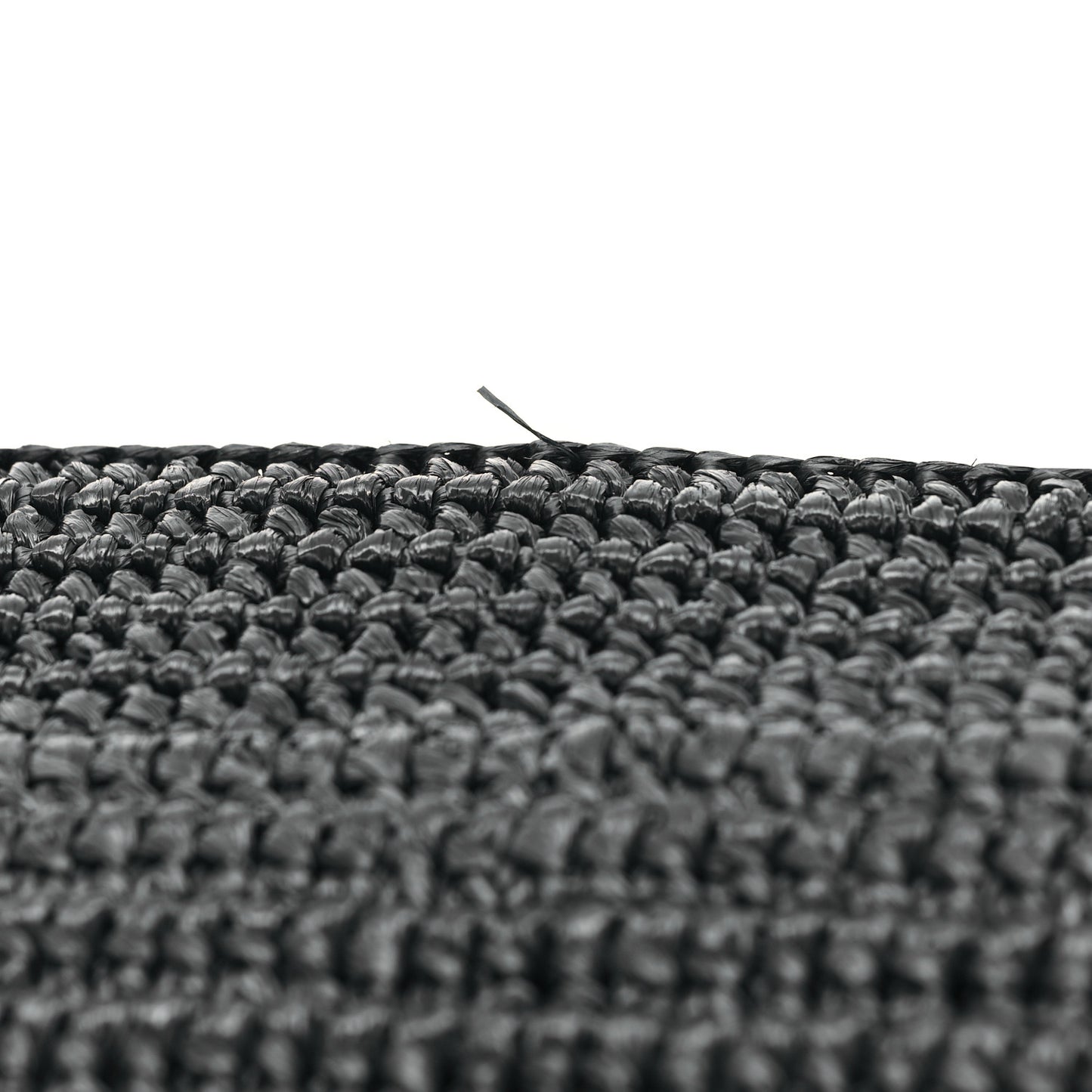 Raffia Rive Gauche Tote Black
