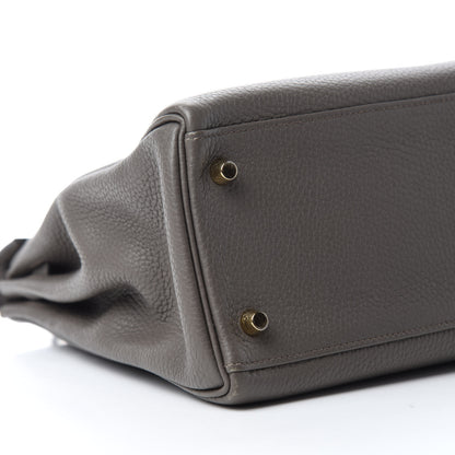 Hermes Togo Kelly Retourne 32 Etain 6 of 14