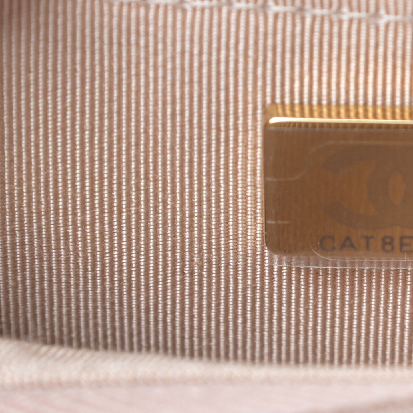 Caviar Quilted Wallet On Chain WOC Beige