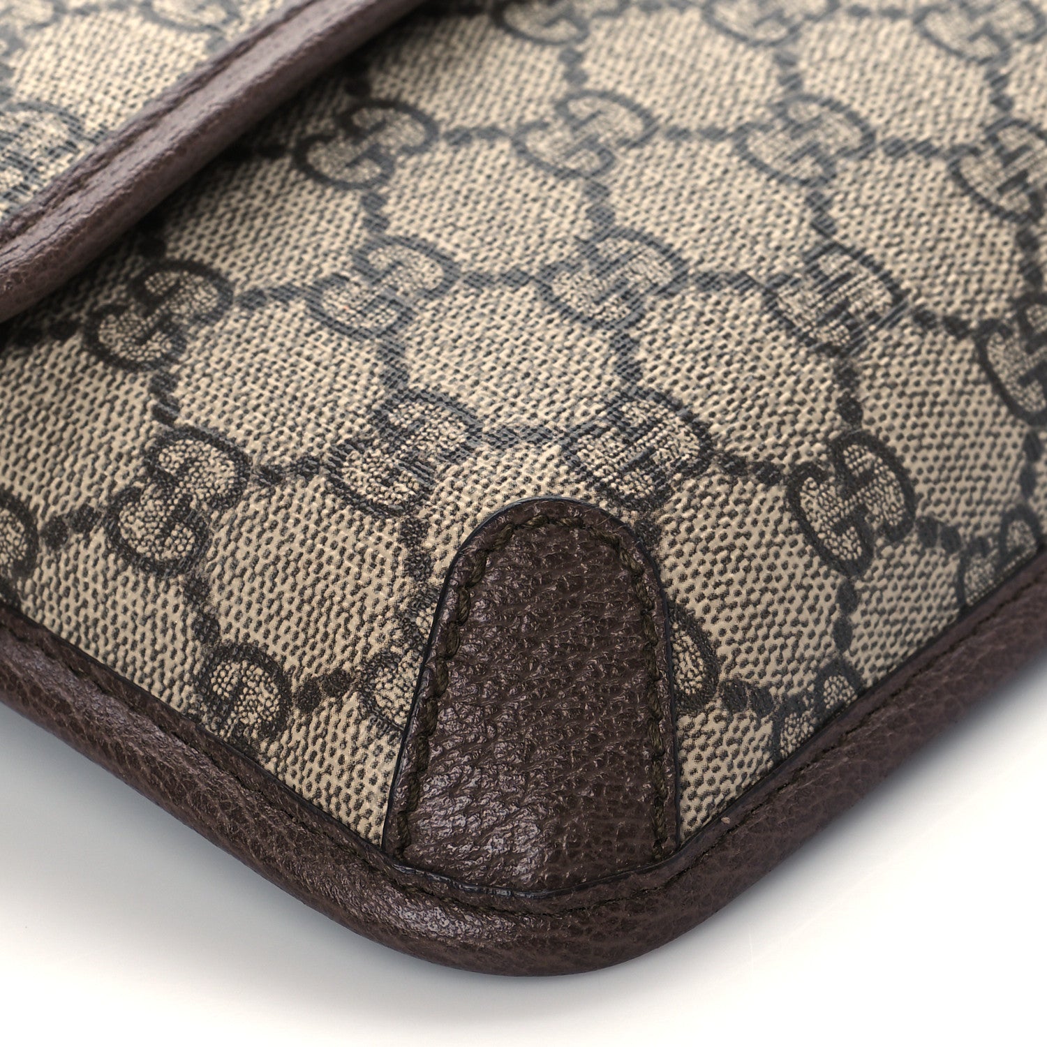 Gucci GG Supreme Monogram Neo Vintage Web Belt Bag Brown 9 of 10