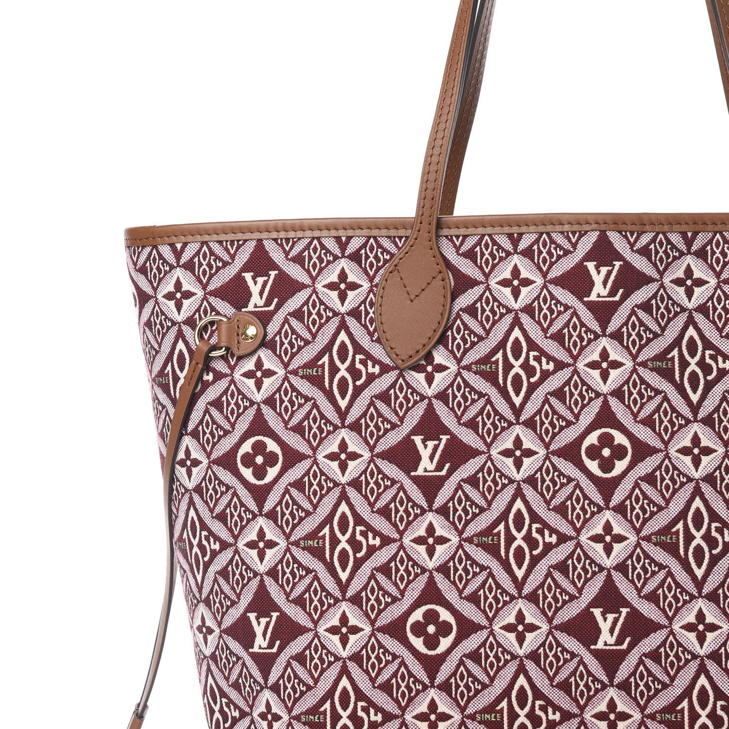 Jacquard Since 1854 Neverfull MM Bordeaux