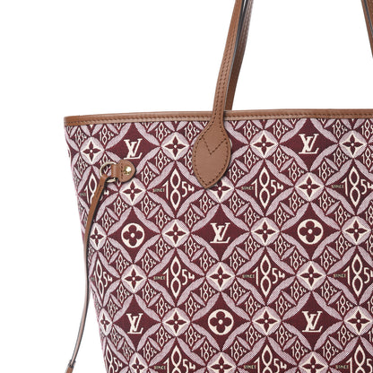 Louis Vuitton Jacquard Since 1854 Neverfull MM Bordeaux 9 of 12