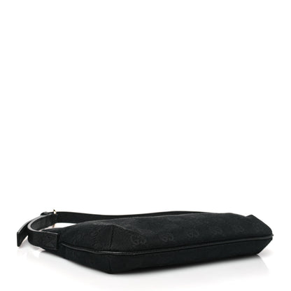 Gucci Monogram Pretty Boat Pochette Black 4 of 10