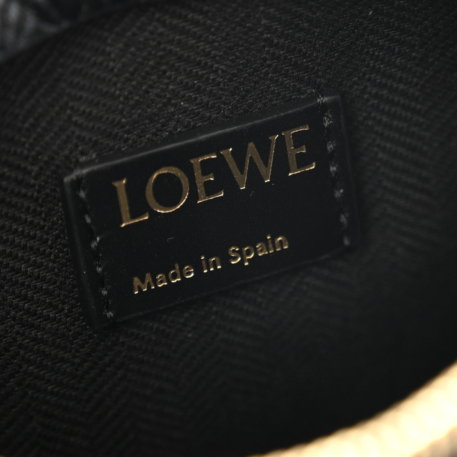 Loewe Calfskin Embossed Mini Repeat T Pouch Black 6 of 7
