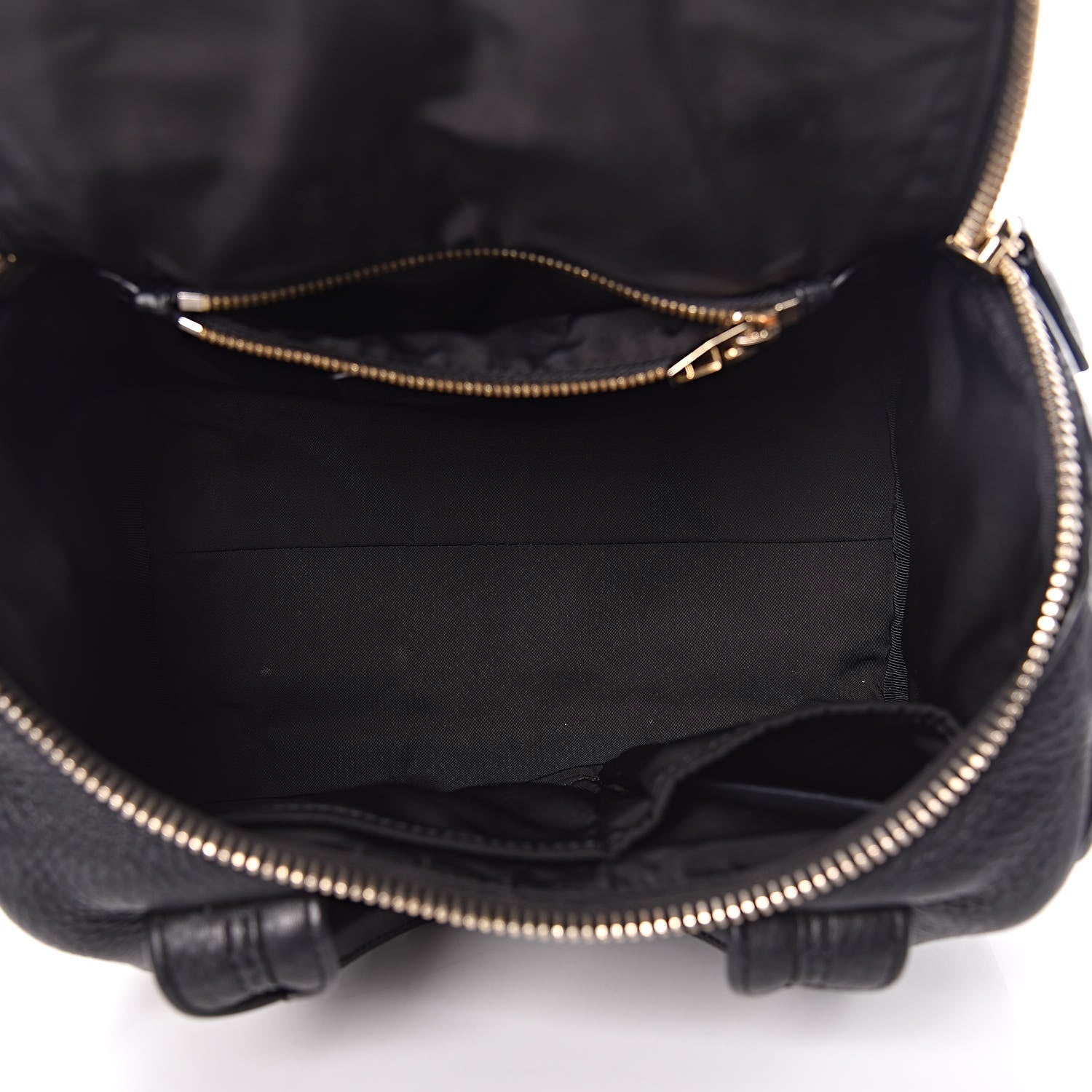 Alexander Wang Pebbled Lambskin Rockie Black Pale Gold Hardware 6 of 15