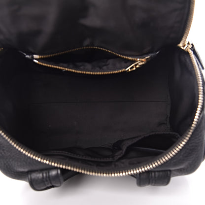 Alexander Wang Pebbled Lambskin Rockie Black Pale Gold Hardware 6 of 15