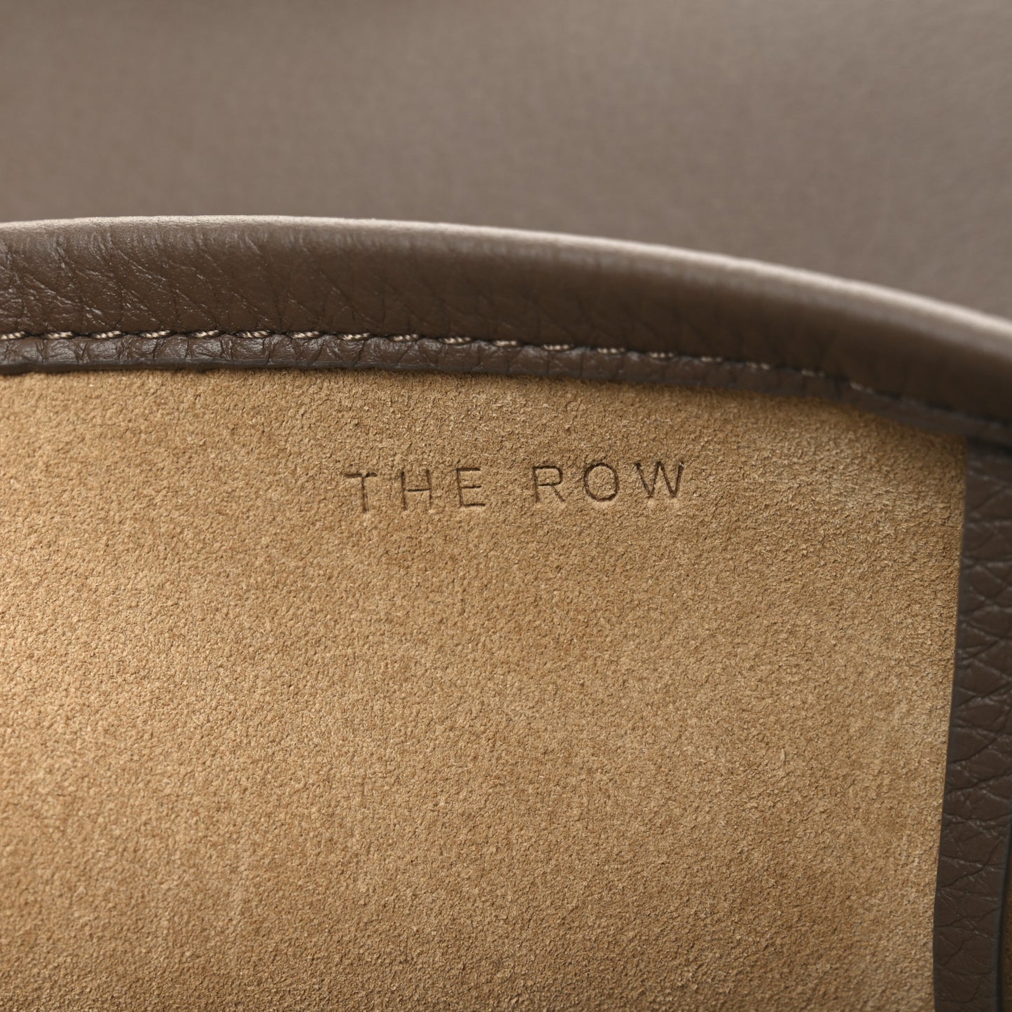 Grained Calfskin Medium N/S Park Tote Dark Olive