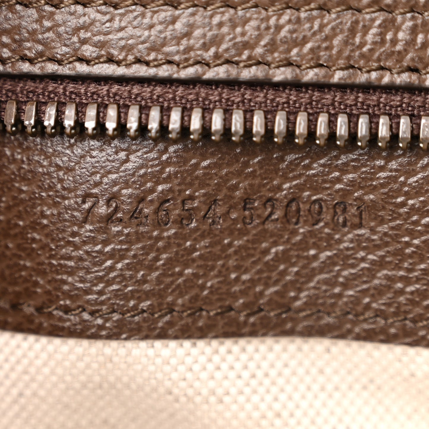 GG Supreme Monogram Textured Dollar Calfskin Web Small Ophidia Savoy Bowling Tote Beige Ebony New Acero