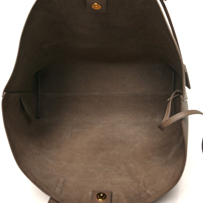 Saint Laurent Calfskin Large Shopping Tote Taupe 6 of 12
