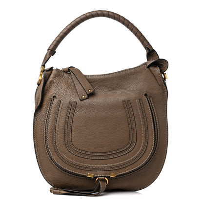 Chloe Calfskin Medium Marcie Hobo Nut 1 of 12