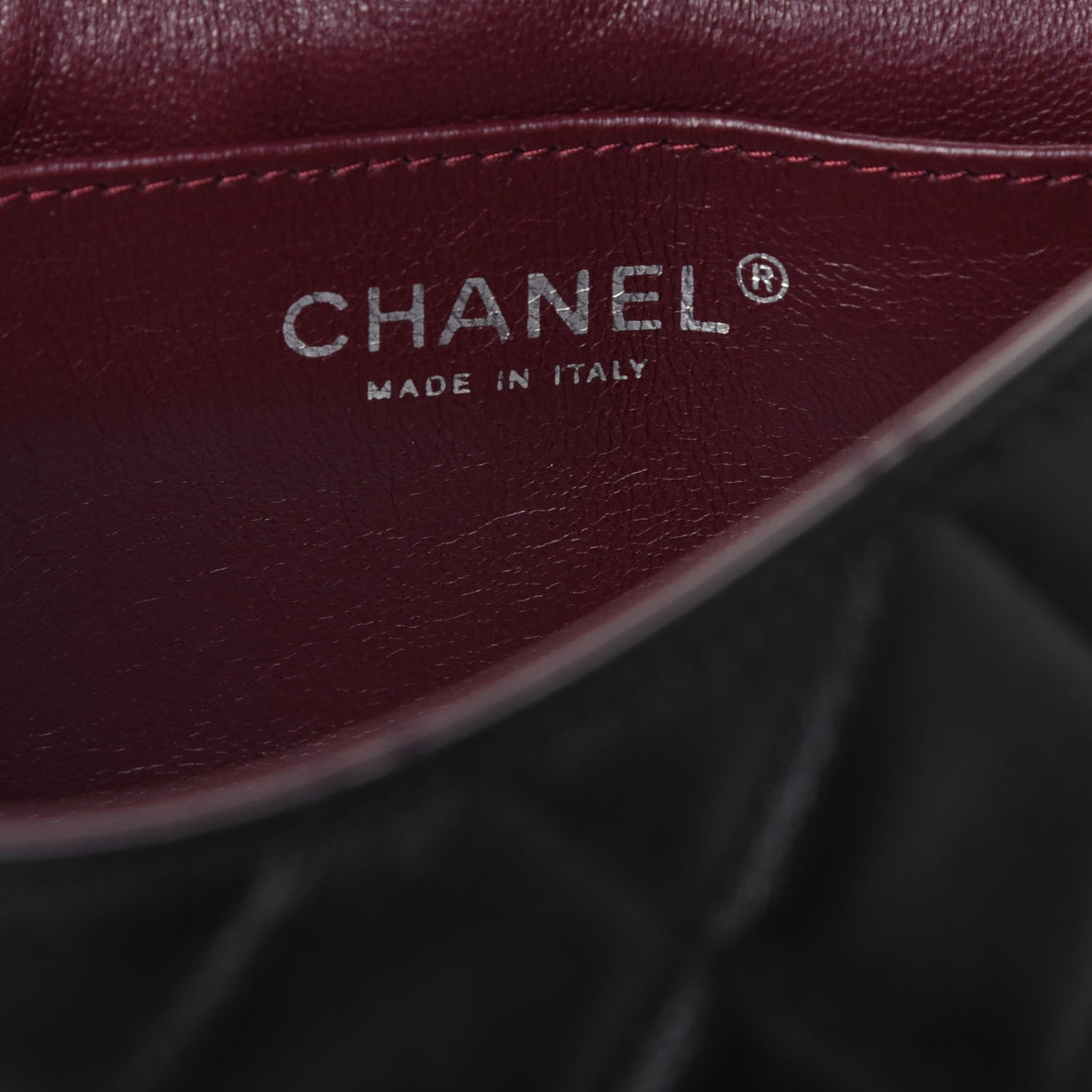 Chanel Lambskin Quilted Clutch With Chain Flap Black 6 of 9