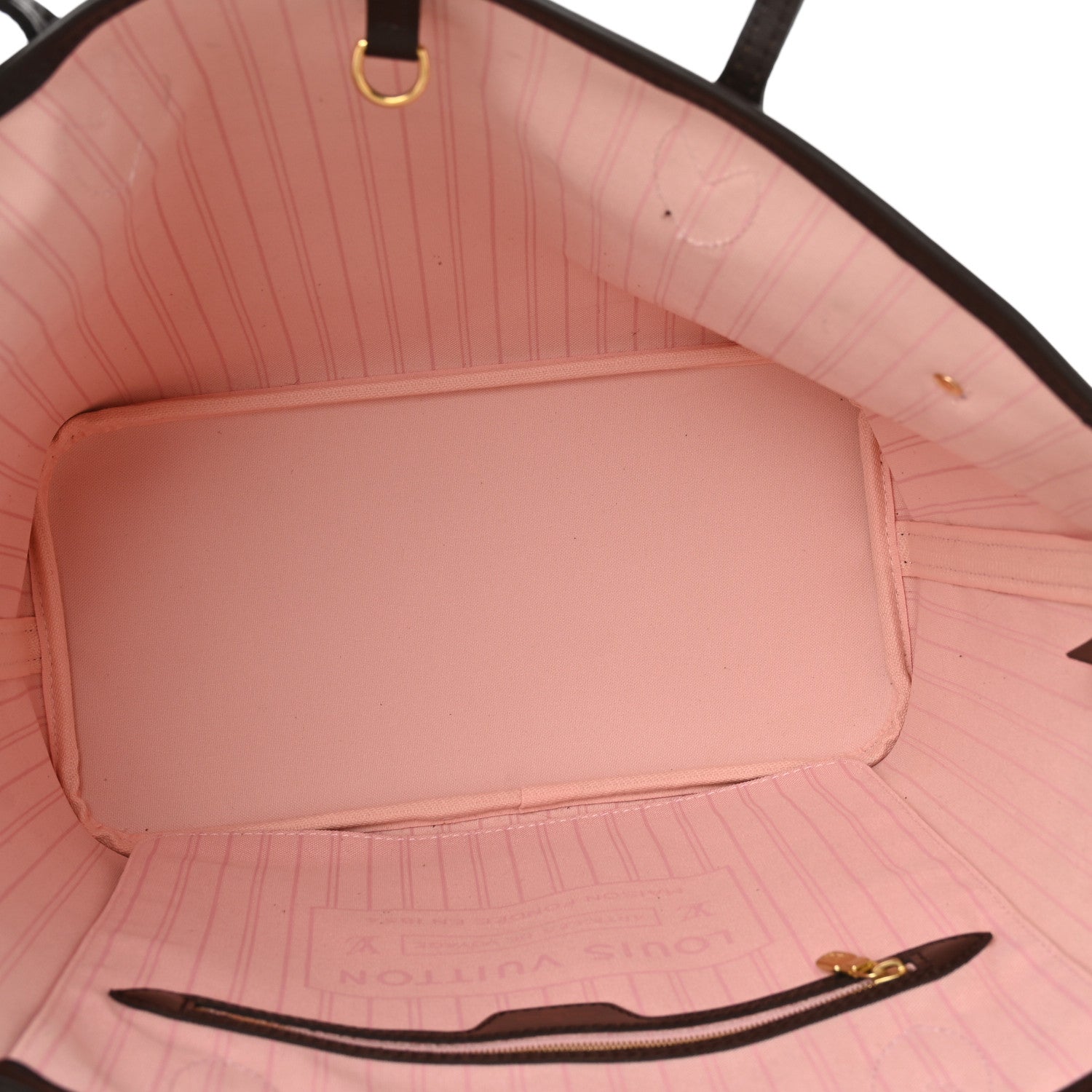 Louis Vuitton Damier Ebene Neo Neverfull MM Rose Ballerine 6 of 13