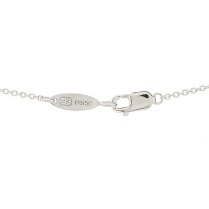 Harry Winston Platinum Diamond Garland Small Heart Pendant Necklace 5 of 6