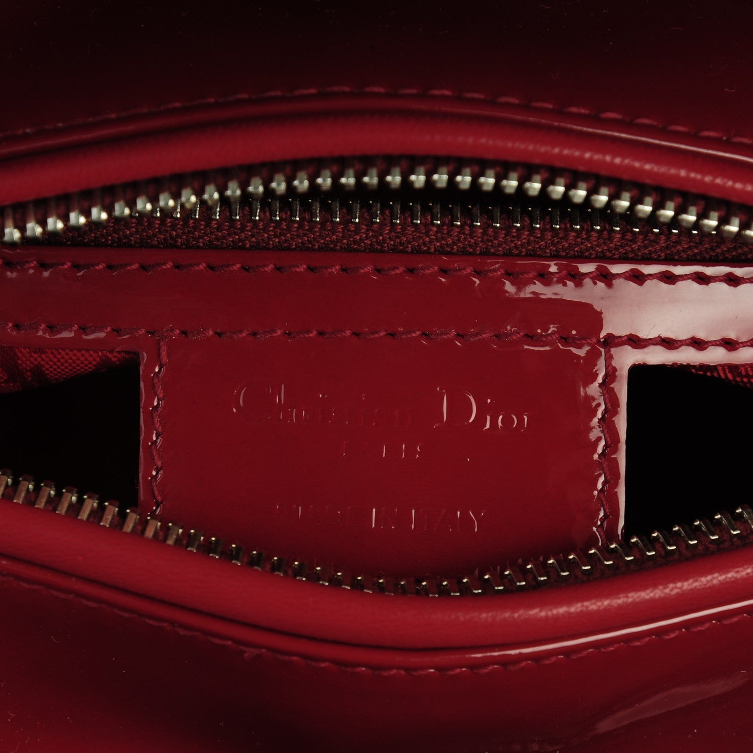 Christian Dior Patent Cannage Medium Lady Dior Red 6 of 6
