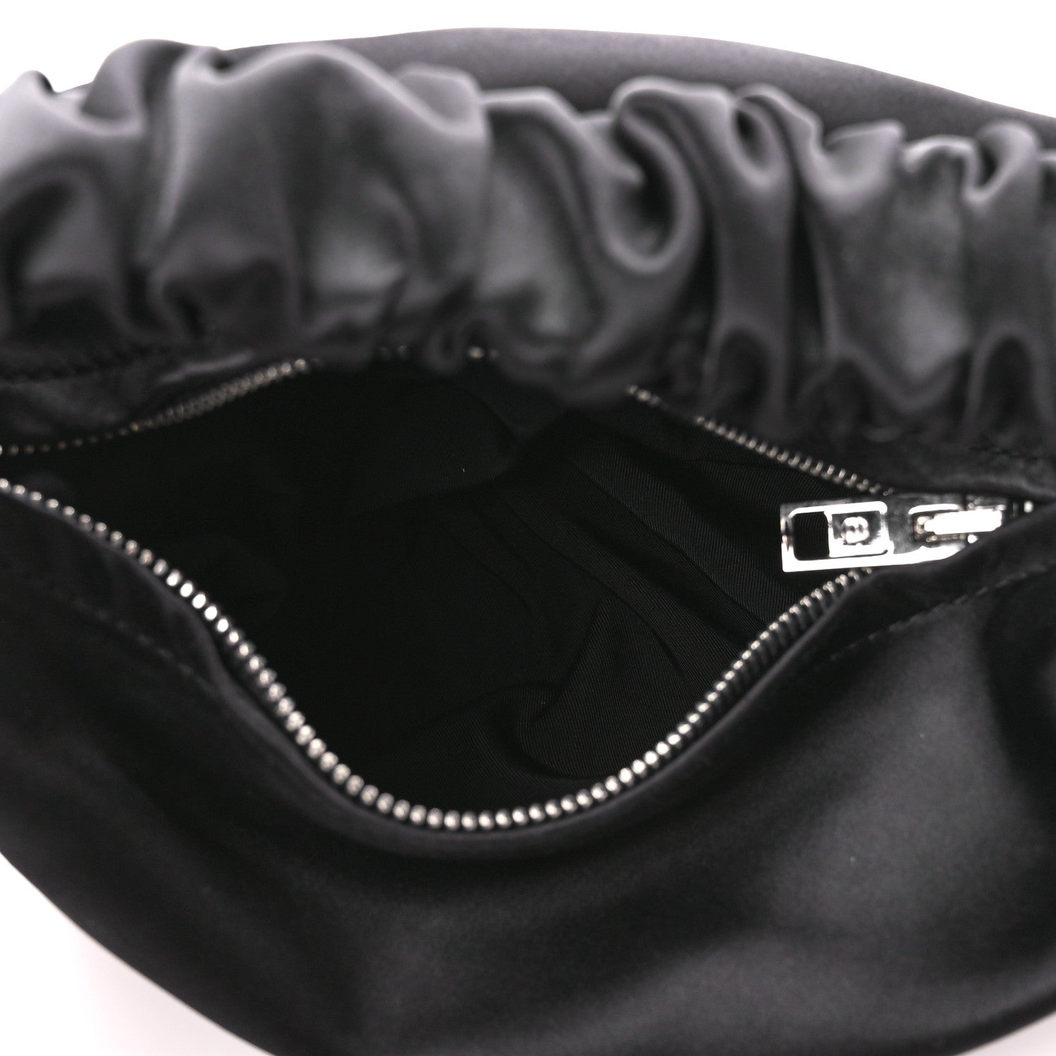 Alexander Wang Satin Mini Scrunchie Bag Black 6 of 11